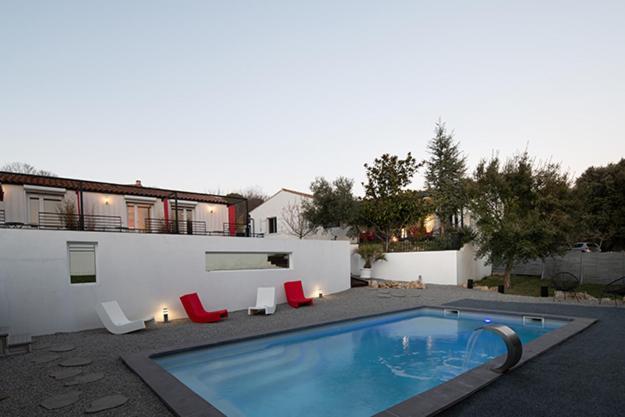 Mise En Scene Bed & Breakfast Aumelas Bagian luar foto