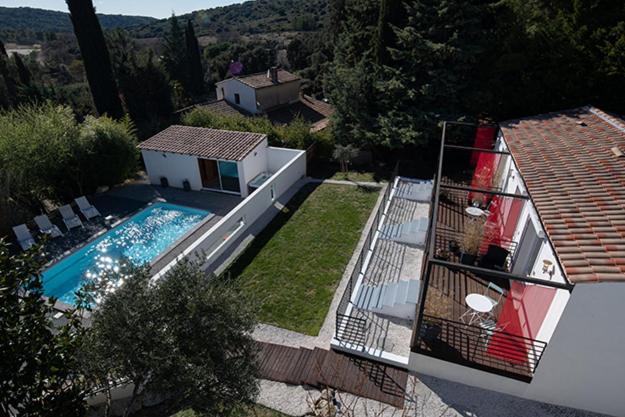 Mise En Scene Bed & Breakfast Aumelas Bagian luar foto