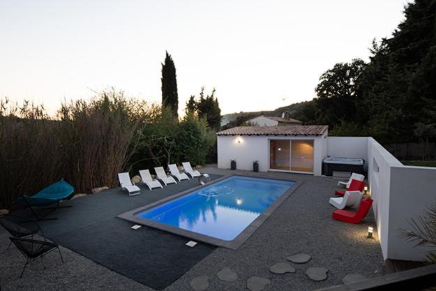 Mise En Scene Bed & Breakfast Aumelas Bagian luar foto