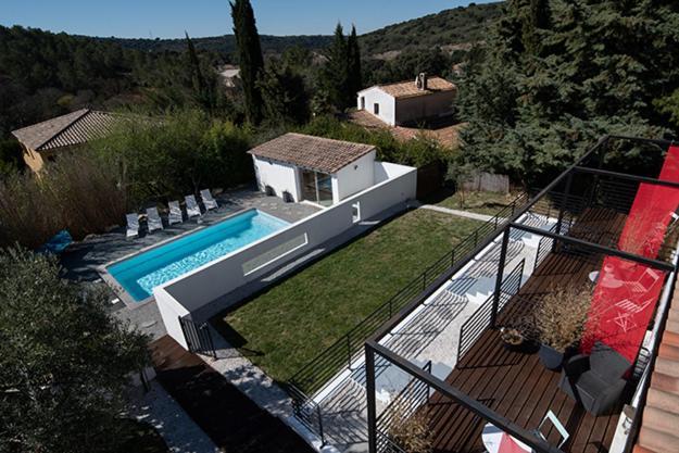 Mise En Scene Bed & Breakfast Aumelas Bagian luar foto
