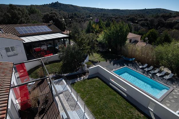 Mise En Scene Bed & Breakfast Aumelas Bagian luar foto