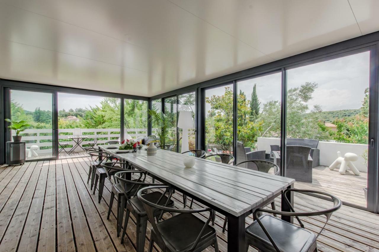 Mise En Scene Bed & Breakfast Aumelas Bagian luar foto