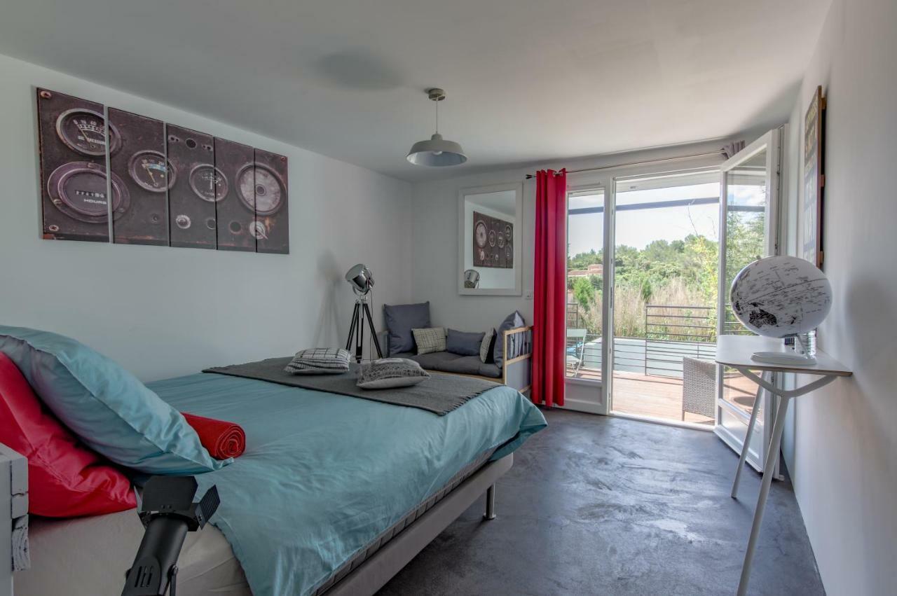 Mise En Scene Bed & Breakfast Aumelas Bagian luar foto
