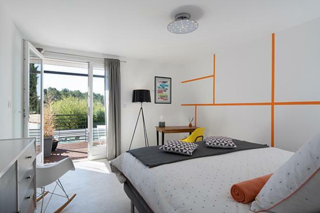 Mise En Scene Bed & Breakfast Aumelas Bagian luar foto